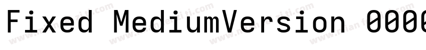 Fixed MediumVersion 000003字体转换